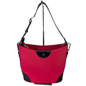 Joy Mangano Red Bucket Handbag‎